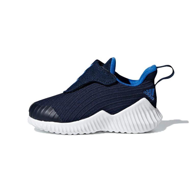 Adidas Fortarun Hook and loop Breathable Low top Toddler Shoes Dark Blue Infant And Toddler BB9262