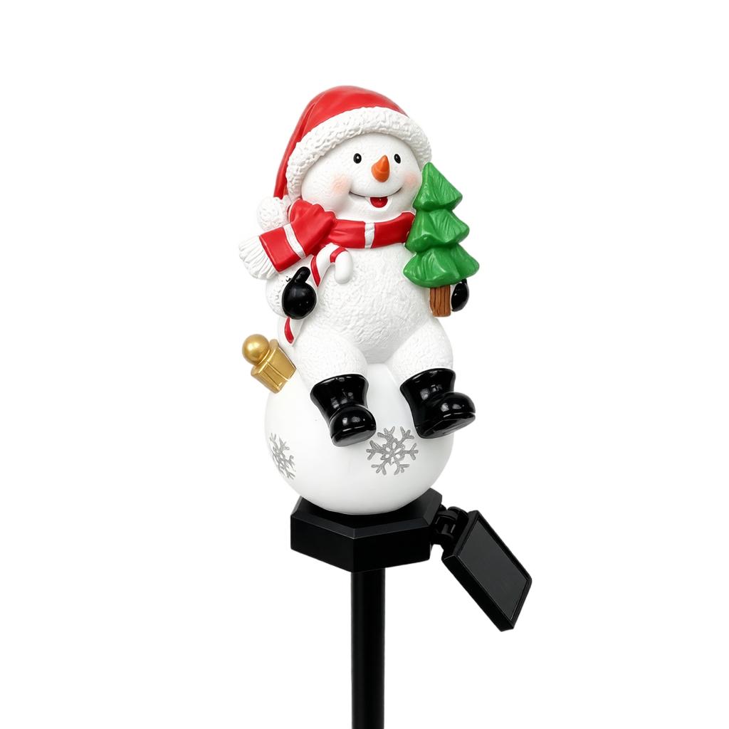 Outdoor Snowman Ground Stake Lights, Christmas Garden Decorations, Garden Ornaments