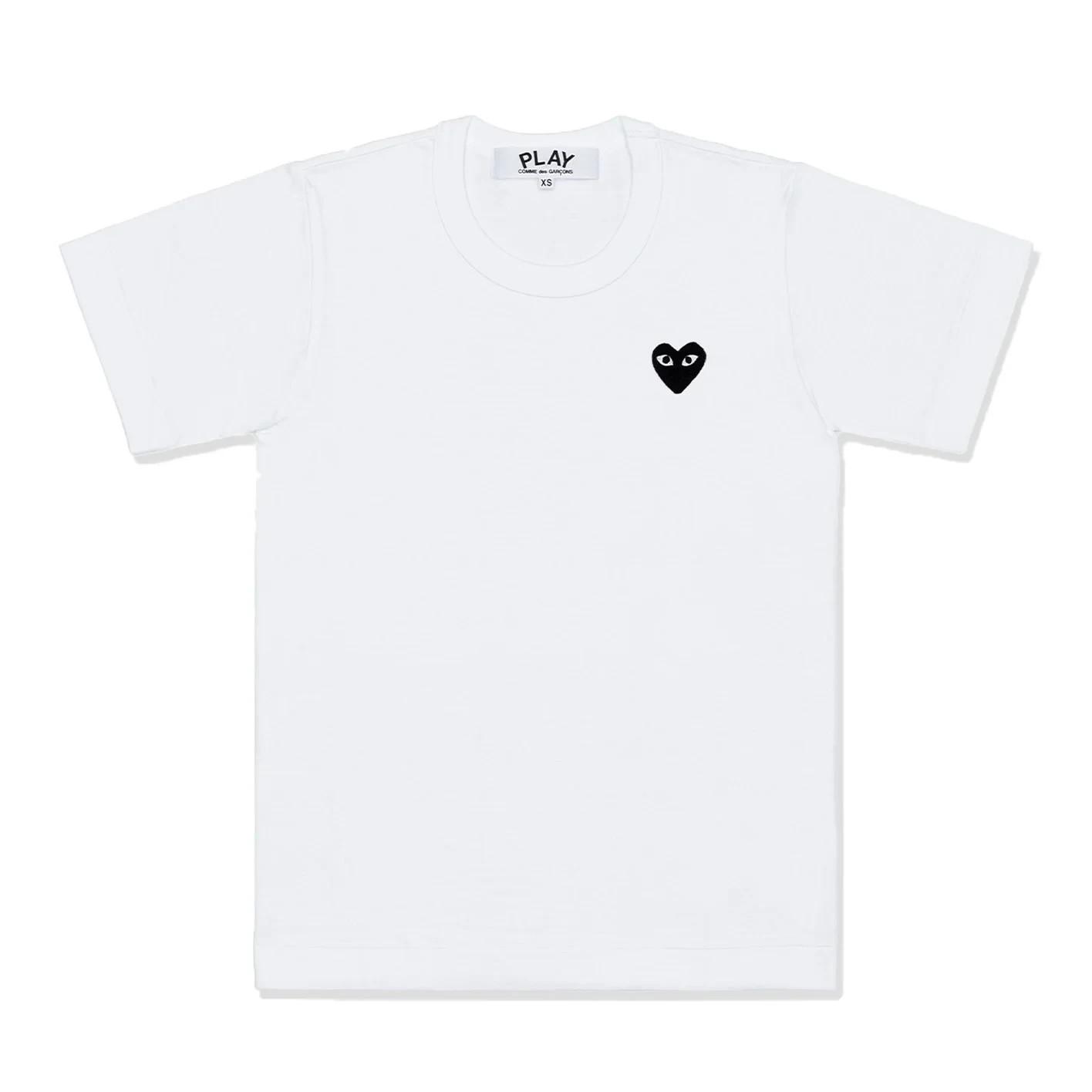 COMME des GARCONS PLAY CDG AX-T064-051 White L