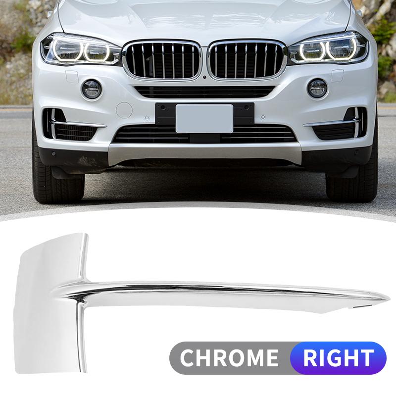 51117303113 51117303114 Front Bumper Grille Trim Molding ABS For BMW X5 F15 35i 35ix 35dx 40ex 2014 2015 2016 2017 Matte Silver