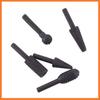 Rongon Rotary Drill Bits Set Wood Carving File Rasp Drill Bit of 5Pcs, 1/4" 6mm Shank Tool Power