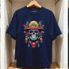Cinco de Mayo Skull with Sombrero tshirt Women Unisex Casual cotton printed t shirts Adult streetwear camisetas tops tee
