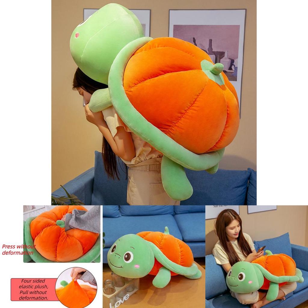 Creative Pumpkin Turtle Plush Toy Perfect Gift For Children And Girlfriend