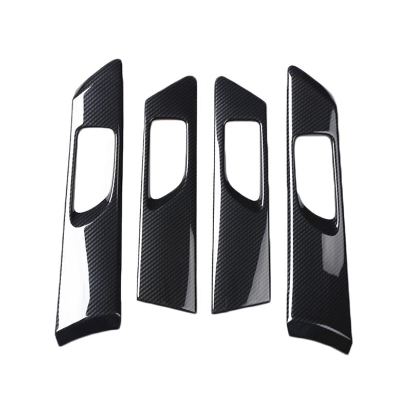 RHD ABS Carbon Fiber Style For Subaru Forester 2008-2012 Car Interior Door Handle Window Switch Panel Cover Trim