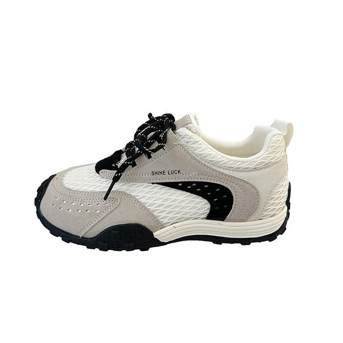 2025 summer new fashion casual shoes women's platform heightening sports shoes ins versatile breathable mesh Forrest Gump shoes