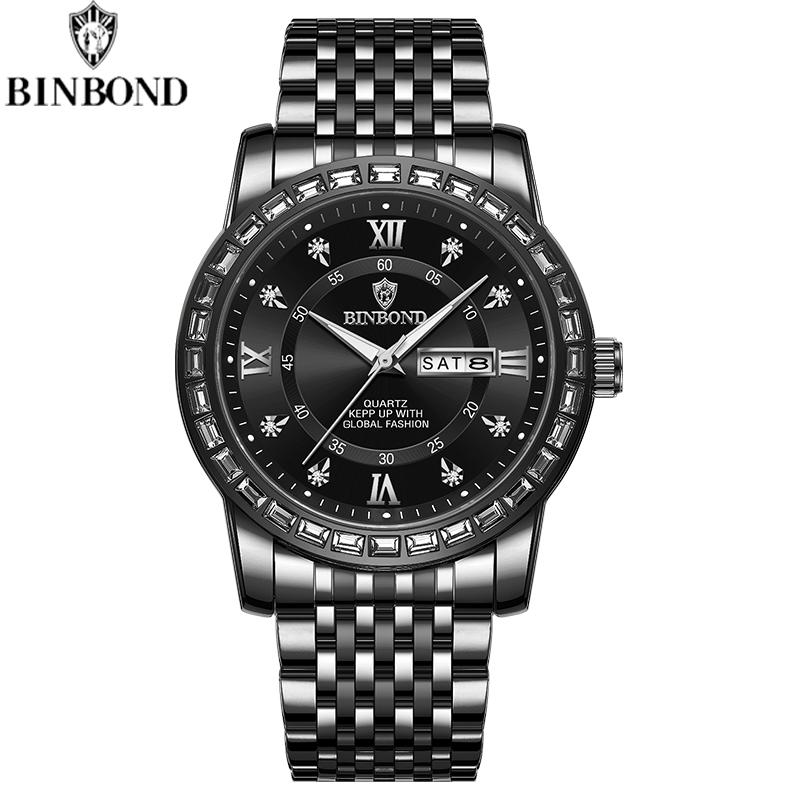 Fashion Quartz Wristwatches Gold Clock Men Luxury Watch Casual Business Analog Watches Relogio Masculino