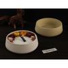 Round Candle Jar Silicone Mold Cement Flower Pots Molds DIY Concrete Storage Bowl Handmade Resin Candle Tray Mould Decor