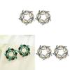 Modern Alloy Geometric Stud Earrings With Gold Pins For Women