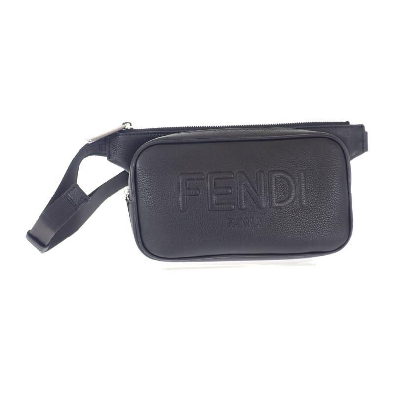 FENDI  7VA605-0AMAC body bag black leather mens