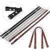 2pcs Lady Shoulder Bag Button Four Button Replacement Strap Button Four Button Bag Belt Detachable PU Leather Handles