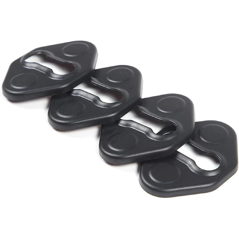 LLKUANG Car Door Lock Latches Cover Protector Compatible with Toyota Tundra 2022 2023 2024 Accessories ABS Car Door Lock Decorations