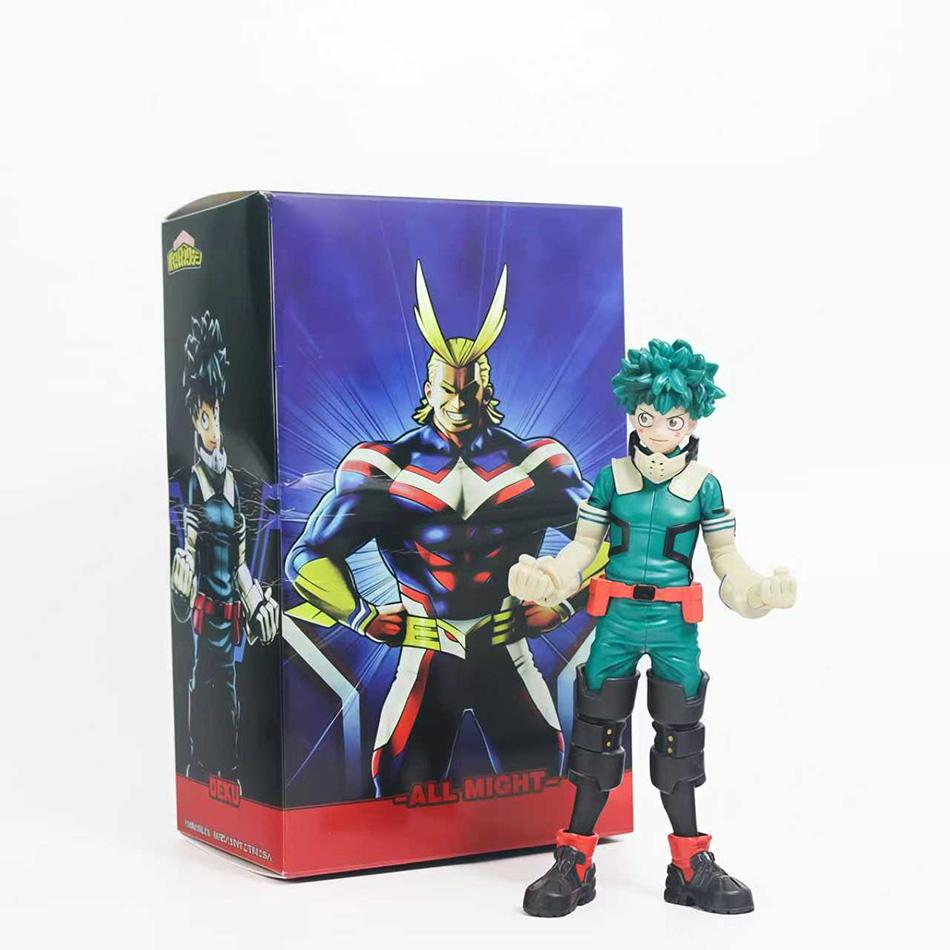 בנדאי 17 ס"מ אנימה My Hero Academia איזוקו מידוריה וקאטסוקי בקוגו סט דמויות אקשן דגם PVC אספנות צעצוע למעריצים מתנה