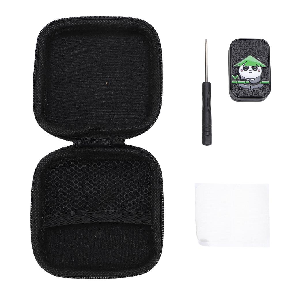 Metal Push Card Toy Decompression Stress Relief Push Slider Zinc Alloy Animal Pattern for Waiting Meditation Black