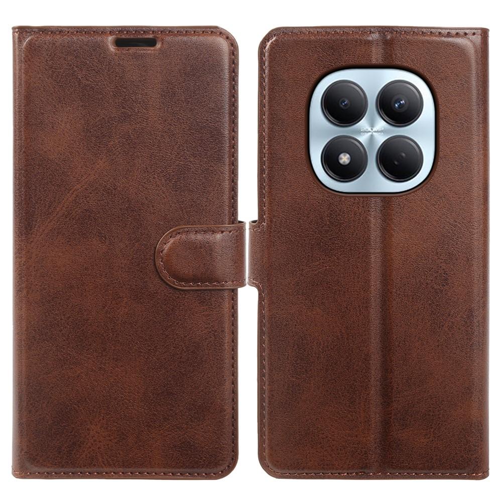 Wallet Case for Redmi Note 15 Pro 4G - Leather/PU, Brown