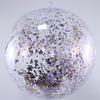 In-stock Ultra-transparent Blue Sequin Inflatable Beach Ball Toy for Water Play & Photography