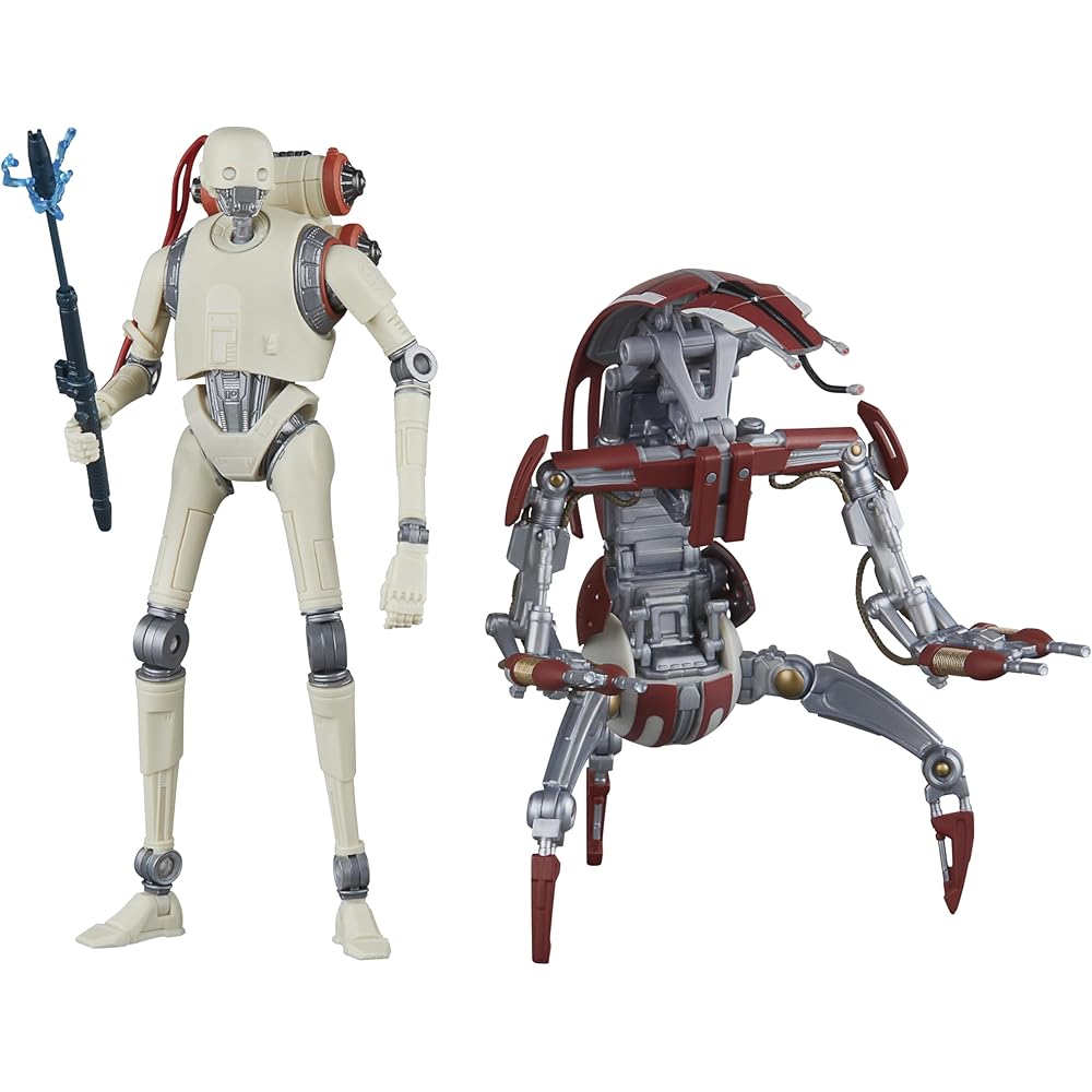 

Hasbro Star Wars Black Series KX Security Droid Enforcer & Droideka Action Figure 15cm 2-Pack Collectible G1317