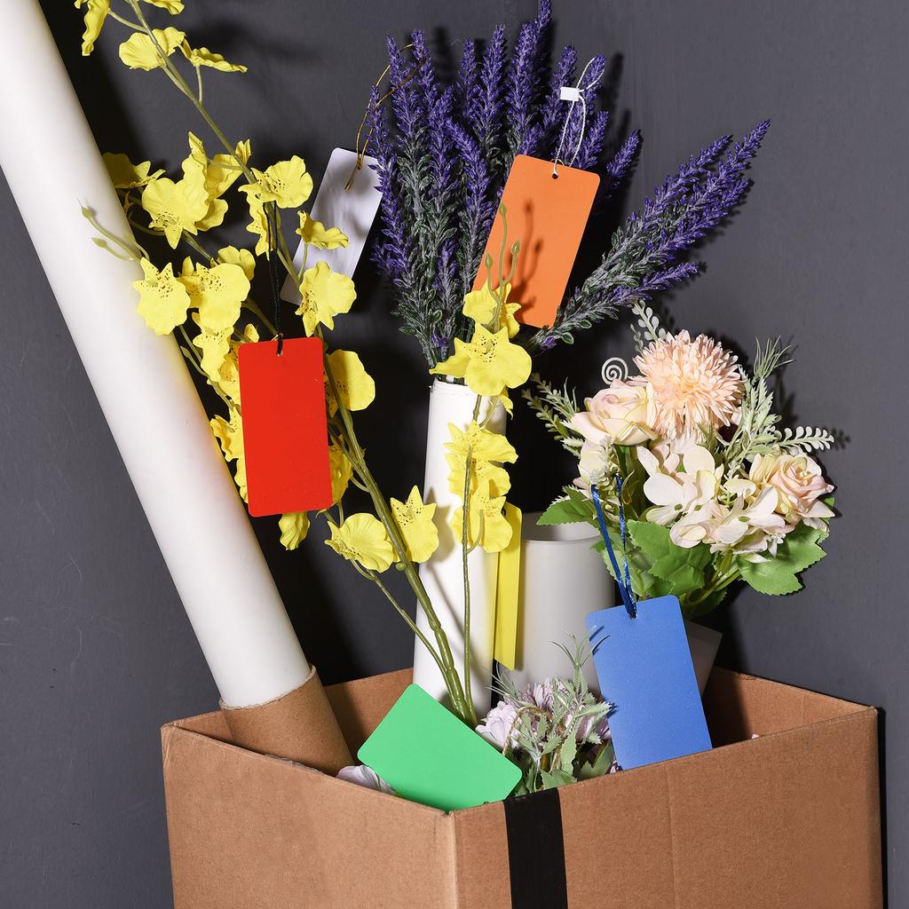 50pcs Plastic Seals Shipping Tags, for Plastic Tie Mark Product Identification Tags,Valve Marking,Outdoor Tagging