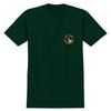 Camiseta Anti Hero Skateboards Paloma Bolsillo Redondo Verde Bosque