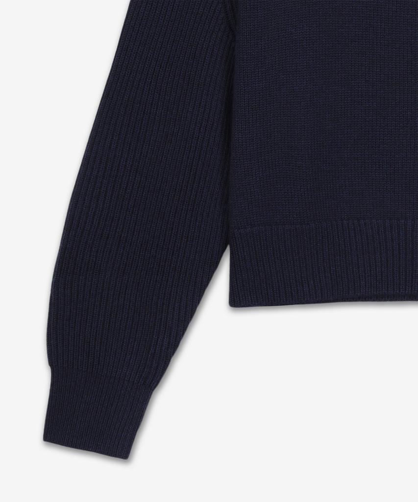 Seutyudionikolseun Jeans 5Gg Crew Neck Knit - Navy Marl / Jeansnm1095Navymarl