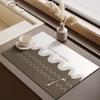 Melard Style Drain Pad Coffee Machine Special Water Absorbing Countertop Insulation Cup Kitchen Drainage Pads Home Decoration