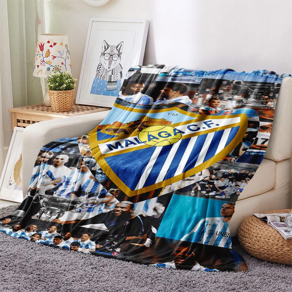 Málaga C.F Blanket, High quality Comfortable for All Seasons, Home Decor, Warmth and Comfort