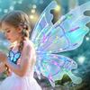 With Light Music Fairy Angel Wing  Halloween Christmas Birthday Party Decor
