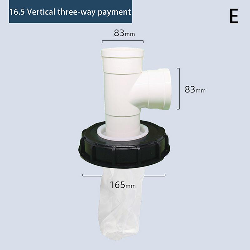 Víko filtru nádrže Ibc Plastový kryt filtru na dešťovou vodu Pro nádrž Ibc Pro nádrž na nečistotu Vodní armatury Odtokové trubky