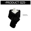 Soft Shawl Winter Scarf Warm Plush Shawl For Women Men Lightweight Polyester Cold Weather Accessory