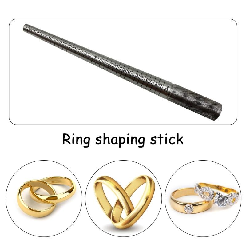 Professioneller Ringgrößenversteller Schmuckherstellung Bastelbedarf Werkzeug Dorn Zubehör zum Formen und Anpassen von Ringen