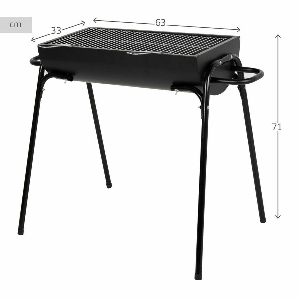 Charcoal Barbecue with Stand Aktive 91 x 33 x 71 cm