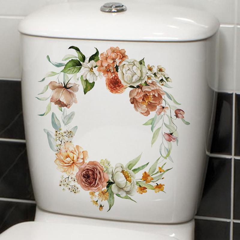 Toilet Sticker Funny Man WC Sticker Removable Toilet Stickers Bathroom Toilet Decoration Self-adhesive Wall Stickers Home Decor