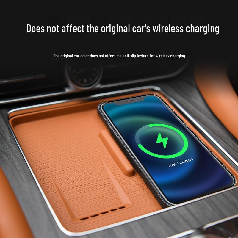 AITO M9 Silicone Anti-slip Wireless Charging Pad for Car Interior Modification