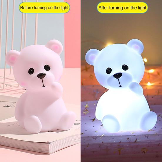 Night Light Battery Appearance Non-Glaring Low-Power Powered Adorable Consumption Long Lifetime Decorative Vinyl