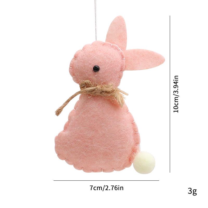 Easter Felt Bunny & Egg Hanging Ornaments