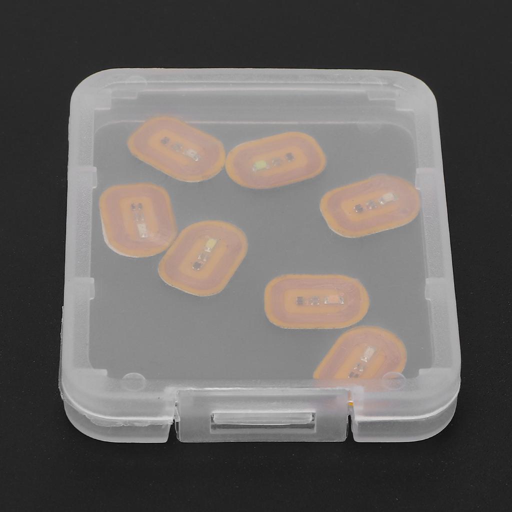 7 stücke NFC Beleuchtung Nail art Aufkleber Verschiedene Farben Selbstklebende Intelligente Nagel Aufkleber