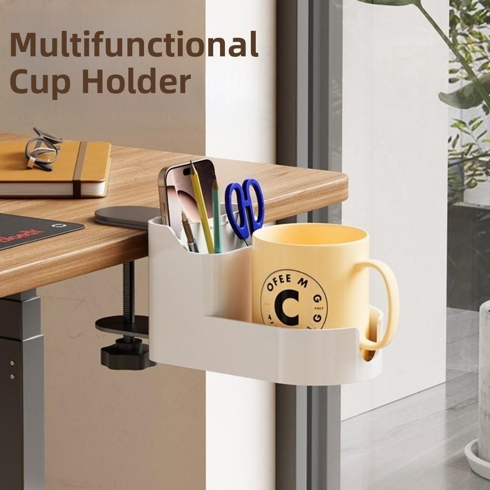 Mountable Side Desk Organizer Space-Saving Desk Mount Organizer Under Desk Storage  Home Office