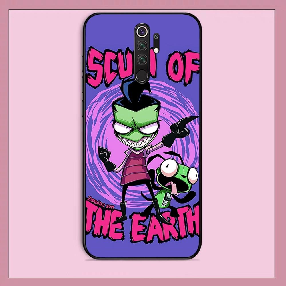 I-Invader Z-Zim Phone Case For Redmi Note 4 X 5 A 6 7 8 T 9 9S 10 11 11S 11Epro Poco M3 Pro