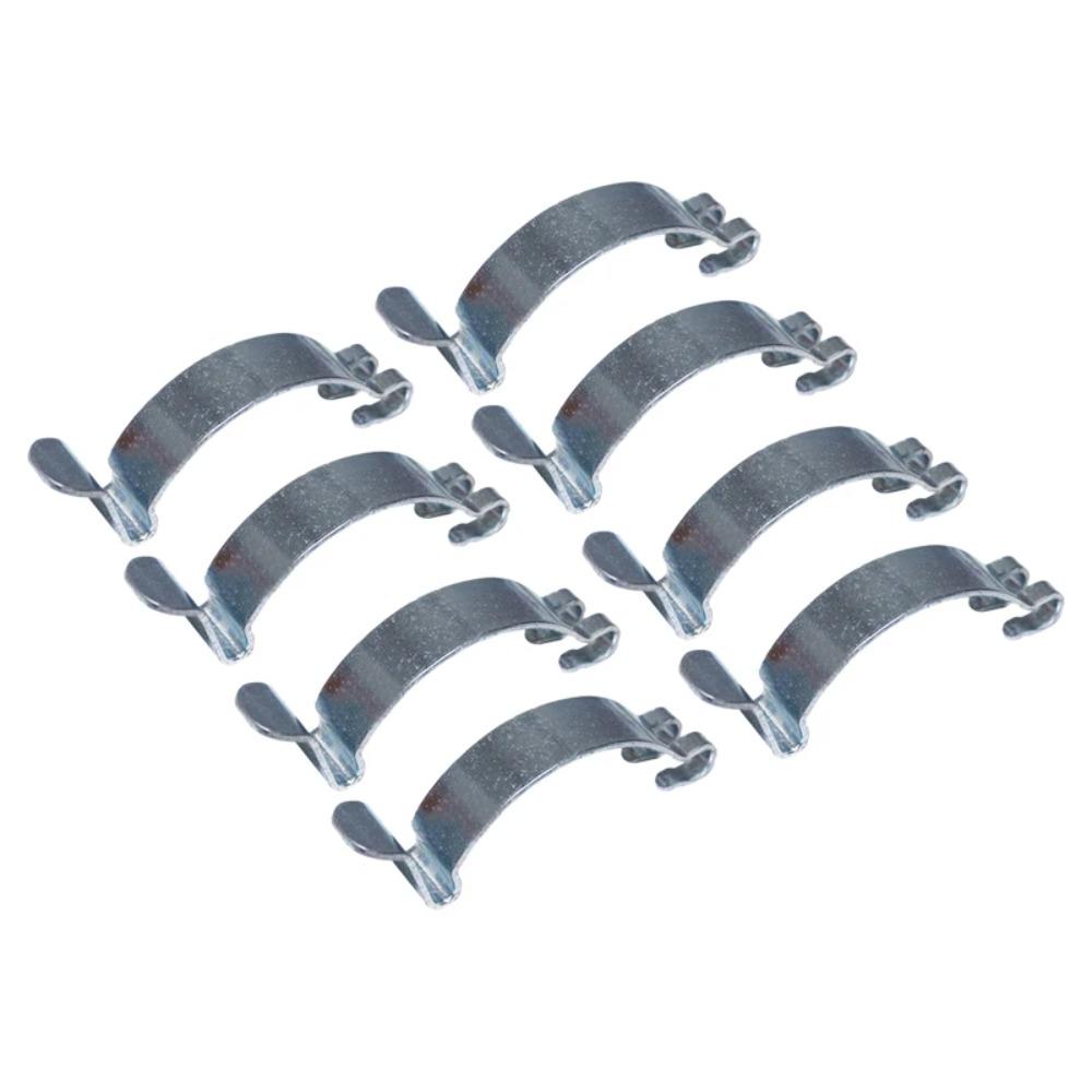8pcs Automotive Universal Air Filter Housing Filter Electrical Fuse Box Fixing Spring Clip Hook Pull Spring Snap Steel Clip