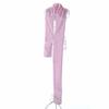 Cute Long Warm Plush Velvet 3 In 1 Hooded Scarf Pocket Gloves Hats