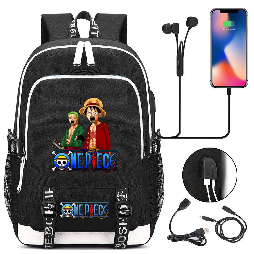 Primary And Secondary School Students Schoolbag Riman Personalized Printing Youth Leisure Travel With Usb Backpack
