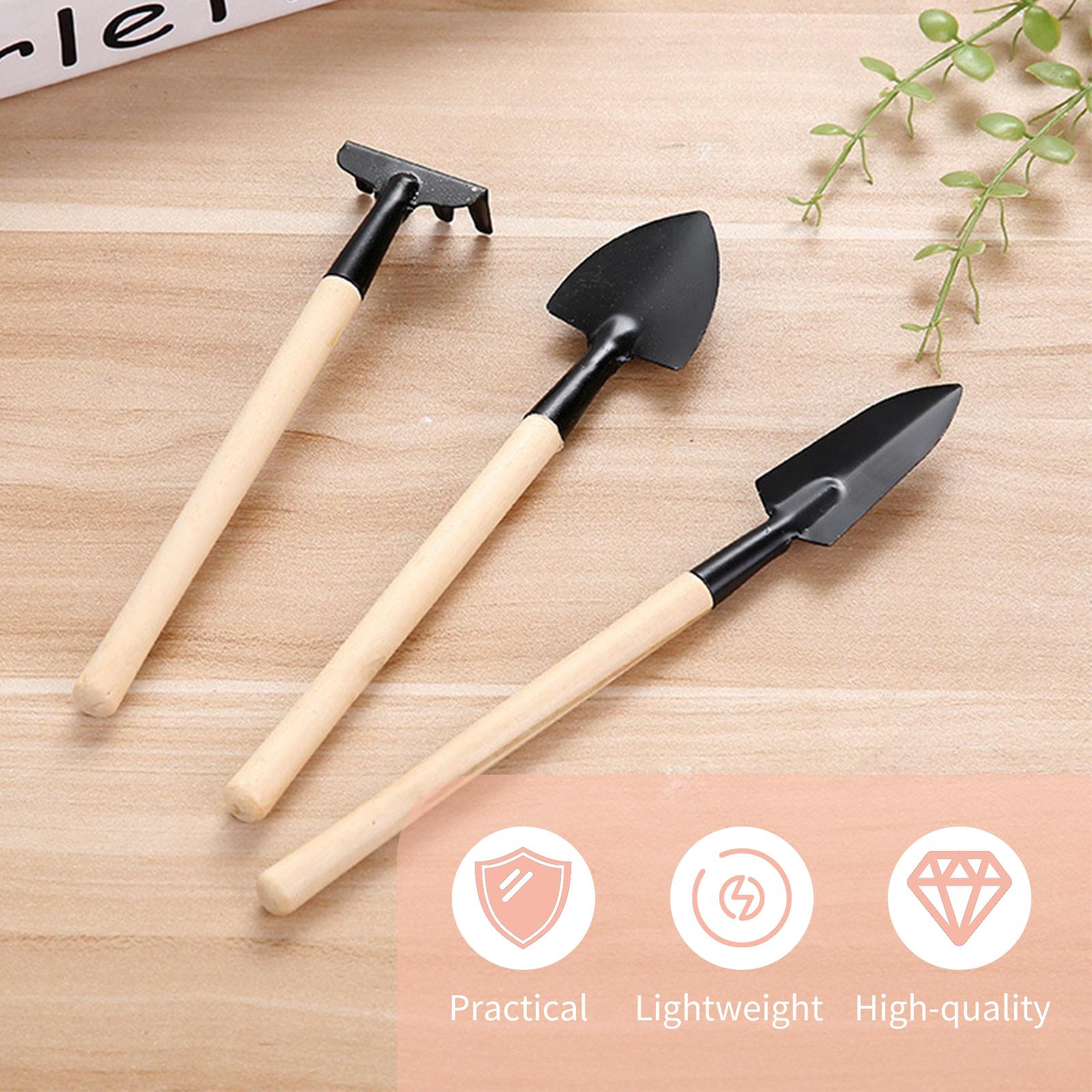 Portable High Quality with Tweezer Rake Useful Shovels     NaFairy Tool Set for   Garden Fodder