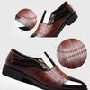 Fashion Business Shoes for Men New Pu Leather Oxford Loafers Comfortable Working Shoes Fashion Zip Leather Footwear Classic Dress Shoes