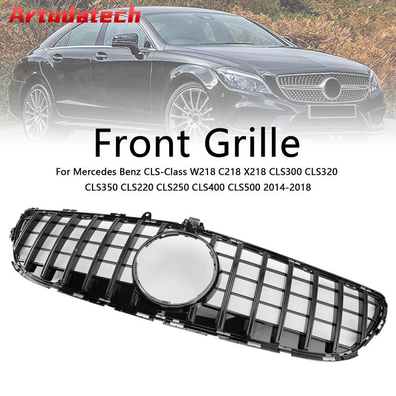 Artudatech Front Bumper Grill Grille Fit for Mercedes Benz CLS-Class W218 CLS350 2015-2018 Car Accessories 2016 2017