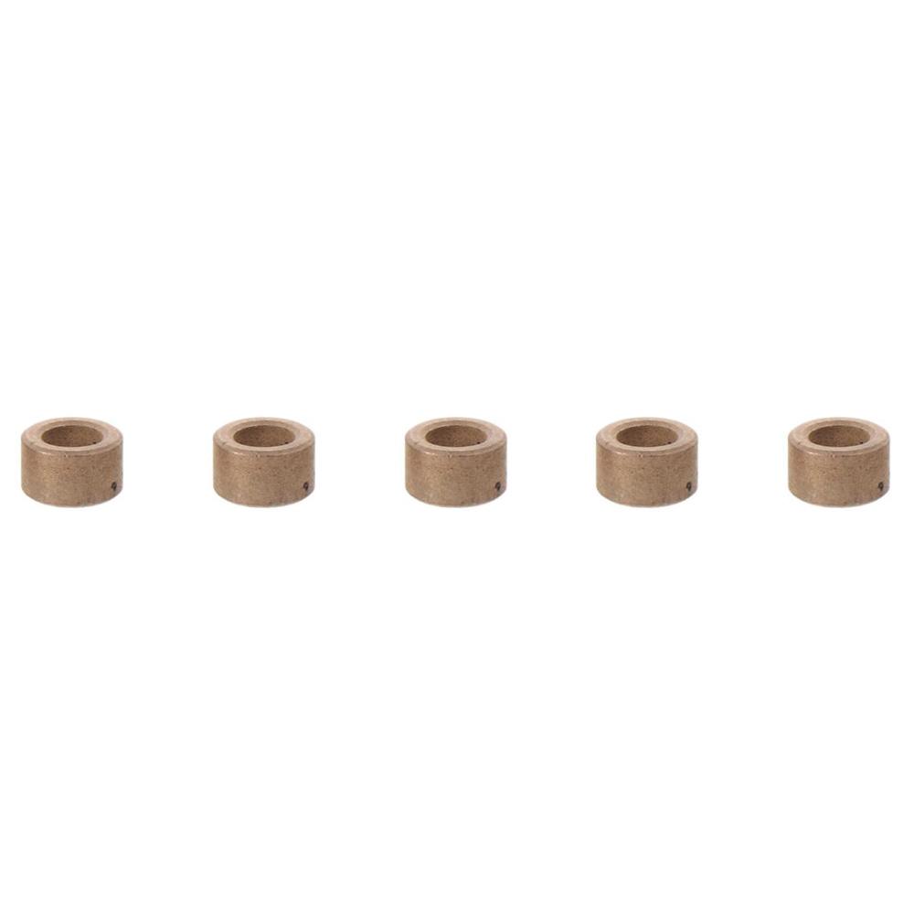 10pcs Sintered Bronze Self-Lubricating Bushings Gold Bronze Bushings Plain Bearings Machine Tools