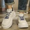 Men's Summer Breathable Anti Slip Sports Casual Board Shoes Men Teenagers Summer Trendy Flat Bottom Fashion Sports White Shoes