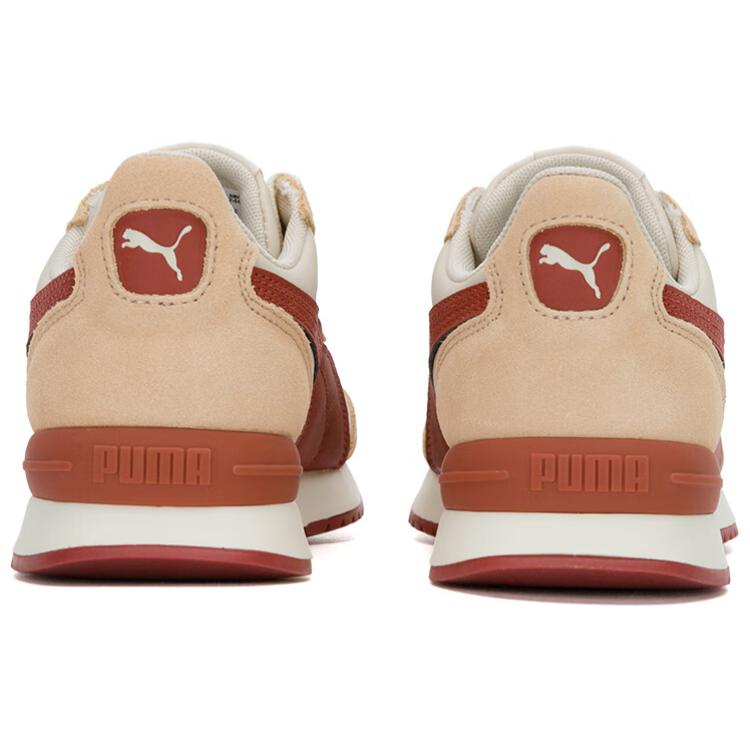 Puma R78 Nylon Retro Mode Vielseitig Langlebig Atmungsaktiv Low-Top Lifestyle Freizeitschuhe Unisex Sneaker Beige Braun 399250-06