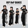 Girls Hip Hop Dance Outfit Set Jazz Performance Costume Kids Stage Show Cool Streetwear Style
