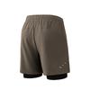 Anta Cycling Fitness Running Pocket Zipper Multi-Functional Loose Quick-Dry Lightweight Breathable Woven Five-Point Shorts Men Shorts 952625501-1