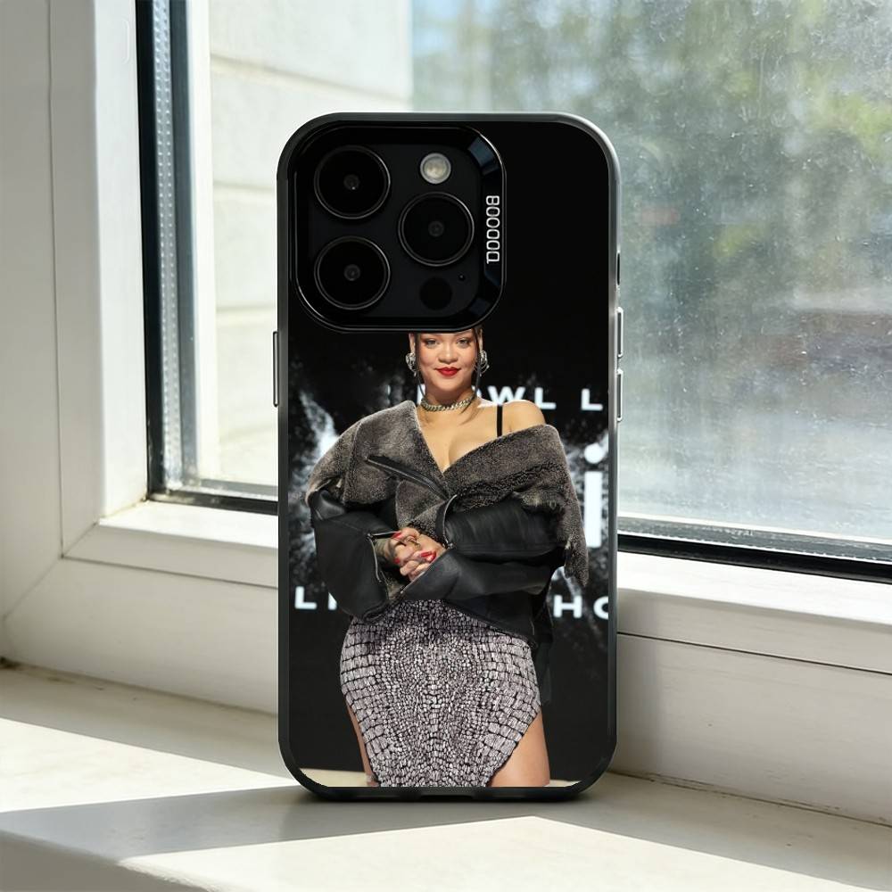 Hot S-singer R-Rihannas Phone Case For iPhone 17,16,15,14,13,12,11 Plus,Pro Max,XS,Colorful Silver Phone case Funda Cover