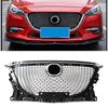 Customized Grille and Front Bumper for 2014-2016 Mazda 3